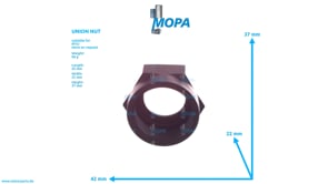 UNION NUT - 5809900654 suitable for MTU engines