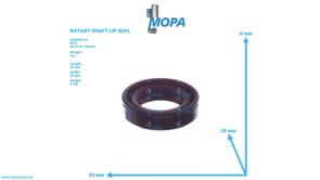 ROTARY SHAFT LIP SEAL - 700386017000 suitable for MTU engines ROTARY SHAFT LIP SEAL - 700386017000 suitable for MTU engines