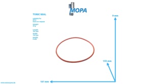 TORIC SEAL - 700429150003 suitable for MTU engines