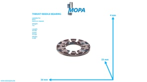 THRUST NEEDLE BEARING - 0109811910 suitable for MTU engines THRUST NEEDLE BEARING - 0109811910 suitable for MTU engines