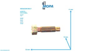 HEXAGON BOLT - 01148164 suitable for MWM & Deutz engines