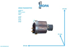SPEED TRANSMITTER - 01171283 suitable for Deutz engines