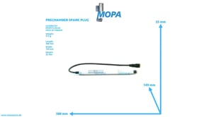 PRECHAMBER SPARK PLUG - 12453572 suitable for MWM & Deutz engines