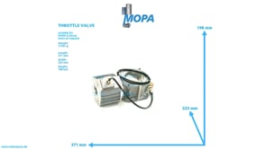 THROTTLE VALVE - 12453956 suitable for MWM & Deutz engines