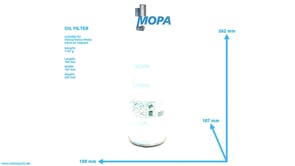 OIL FILTER - 21707134 suitable for Volvo/Volvo Penta engines