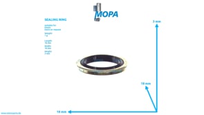 SEALING RING - 01213282 suitable for Deutz engines