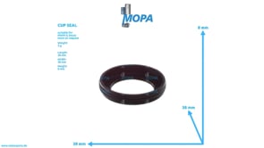 CUP SEAL - 01320504 suitable for MWM & Deutz engines