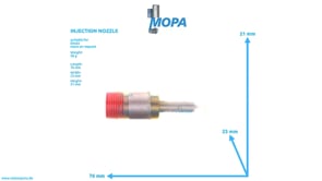 INJECTION NOZZLE - 02934279 suitable for Deutz engines