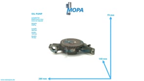 OIL PUMP - 51051006133 suitable for MAN D engines OIL PUMP - 51051006133 suitable for MAN D engines