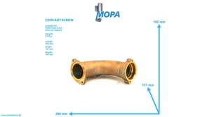 COOLANT ELBOW - 51063010994 suitable for MAN D-engines
