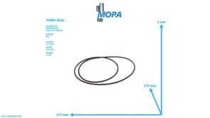 TORIC SEAL - 04006886 suitable for MWM & Deutz engines