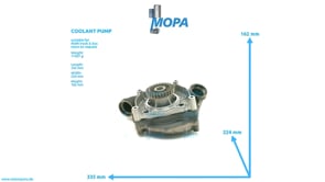 KUEHLMITTELPUMPE - 51065006713 passend für MAN D-Motoren