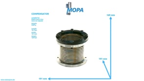 COMPENSATOR - 51081056065 suitable for MAN D-engines