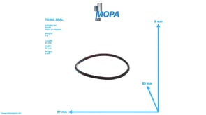 TORIC SEAL - 06214757 suitable for Deutz engines