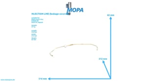 INJECTION LINE (leakage secured) - 51103030884 suitable for MAN D engines INJECTION LINE (leakage secured) - 51103030884 suitable for MAN D engines