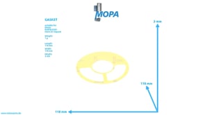 GASKET - 12154745 suitable for Deutz engines
