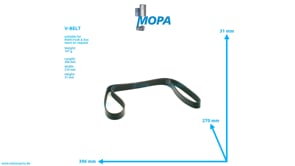 V-BELT - 51968200368 suitable for MAN D-engines