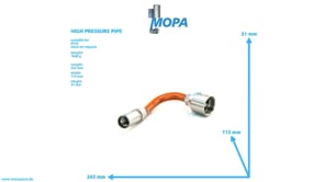 HIGH PRESSURE PIPE - 5240700833 suitable for MTU engines
