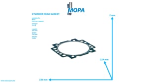 CYLINDER HEAD GASKET - 5500163120 suitable for MTU engines CYLINDER HEAD GASKET - 5500163120 suitable for MTU engines