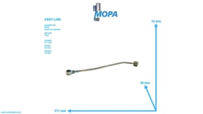 VENT LINE - 5532002758 suitable for MTU engines