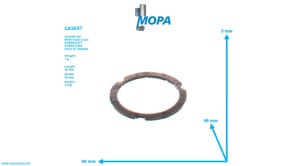 DICHTUNG - 51099030003 passend für MAN D Motoren