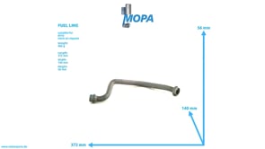 KRAFTSTOFFLEITUNG - 5800700138 passend für MTU Motoren