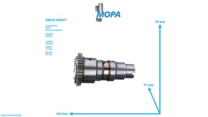 ANTRIEBSWELLE - 5500700414 passend für MTU Motoren