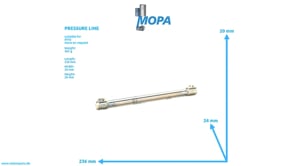 PRESSURE LINE - 5840701733 suitable for MTU engines