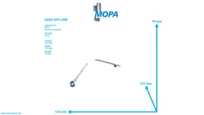LEAK OFF LINE - 5500706932 suitable for MTU engines
