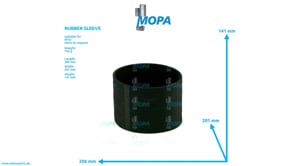 RUBBER SLEEVE - 700336190001 suitable for MTU engines