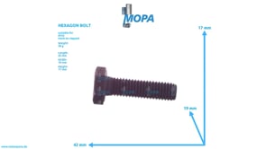 HOLLOW SCREW - 700223010000 suitable for MTU engines