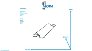 GASKET - 8699970152 suitable for MTU engines