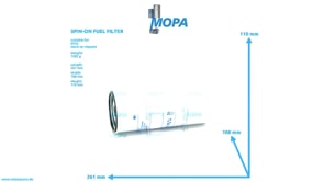 KRAFTSTOFFWECHSELFILTER - 0020922801 passend für MTU Motoren