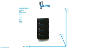 RUBBER SLEEVE - 01165402 suitable for Deutz engines
