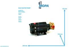 ROHWASSERPUMPE - 12302312 passend für MWM & Deutz Motoren