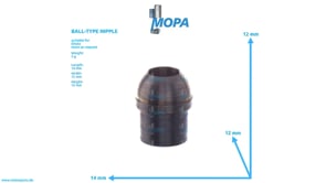 BALL-TYPE NIPPLE - 01140298 suitable for Deutz engines