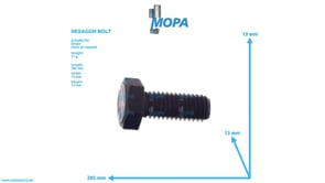 HEXAGON BOLT - 01148233 suitable for Deutz engines
