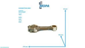 CONNECTING ROD - 51024016210 suitable for MAN D-engines