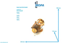 ROHWASSERPUMPE - 51065006607 passend für MAN D Motoren