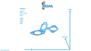 GASKET - 5611873280 suitable for MTU engines