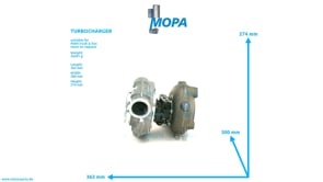 ABGASTURBOLADER - 51091007549 passend für MAN D-Motoren