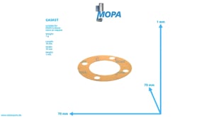 GASKET - 02015156 suitable for MWM & Deutz engines