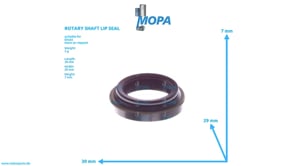 ROTARY SHAFT LIP SEAL - 02985034 suitable for Deutz engines