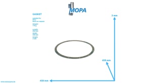 GASKET - 5841422080 suitable for MTU engines GASKET - 5841422080 suitable for MTU engines