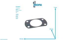 GASKET - 04157245 suitable for Deutz engines