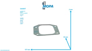 GASKET - 04203304 suitable for Deutz engines