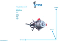 FUEL SUPPLY PUMP - 51121017136 suitable for MAN D-engines