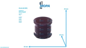 PLUG-IN PIPE - 51981820118 suitable for MAN D engines