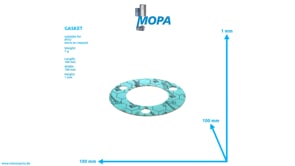 DICHTUNG - 5900141280 passend für MTU Motoren