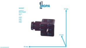 STECKDOSE - 81254320265 passend für MAN D Motoren